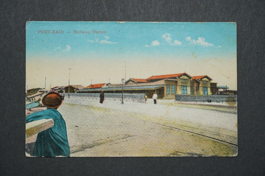 Pohlednice Port Said - railway station x10505