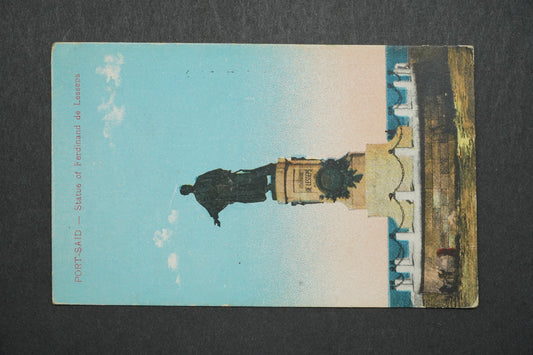 Pohlednice Port-Said - Statue of Ferdinand de Lesseps x10531