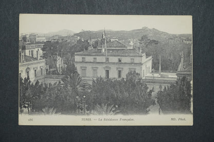Pohlednice Tunis - La Résidence Francaise x10564