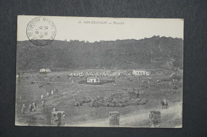 Pohlednice AIN-DRAHAM - Marché x10567