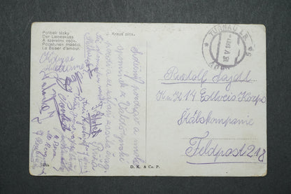 Pohlednice Polibek lásky x10575