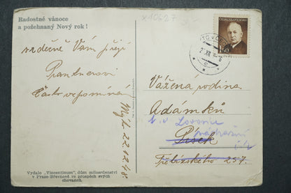 Pohlednice RADOSTNÉ VÁNOCE A POŽEHNANÝ NOVÝ ROK x10627