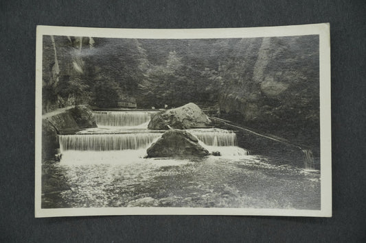 Pohlednice ČESKÉ ŠVÝCARSKO  J. DURIŠE PŘÍSTAVIŠTĚ ČLUNŮ SPLAV (x13126)