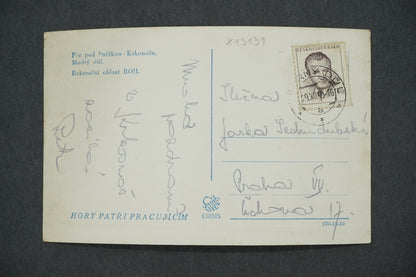 Pohlednice PEC POD SNĚŽKOU - KRKONOŠE MODRÝ DŮL (x13131)