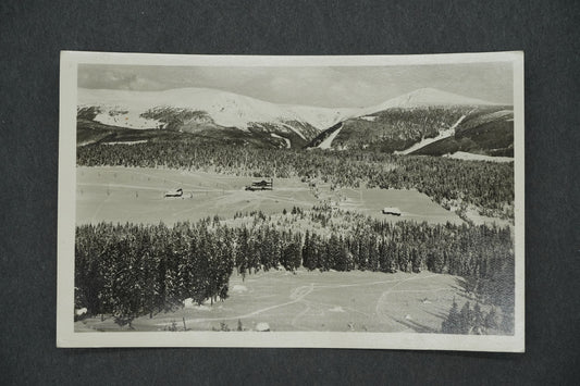 Pohlednice KRKONOŠE . PECC POD SNĚŽKOU KOLÍNSKÁ BOUDA (x13140)