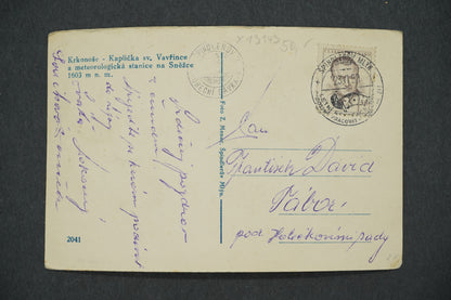 Pohlednice KRKONOŠE - KAPLIČKA SV. VAVŘINCE (x13143)