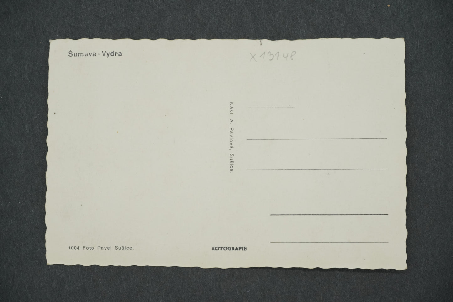 Pohlednice ŠUMAVA VYDRA (x13148)