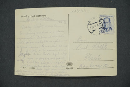 Pohlednice TŘEBOŇ - RYBNÍK ROŽMBERK (x13153)