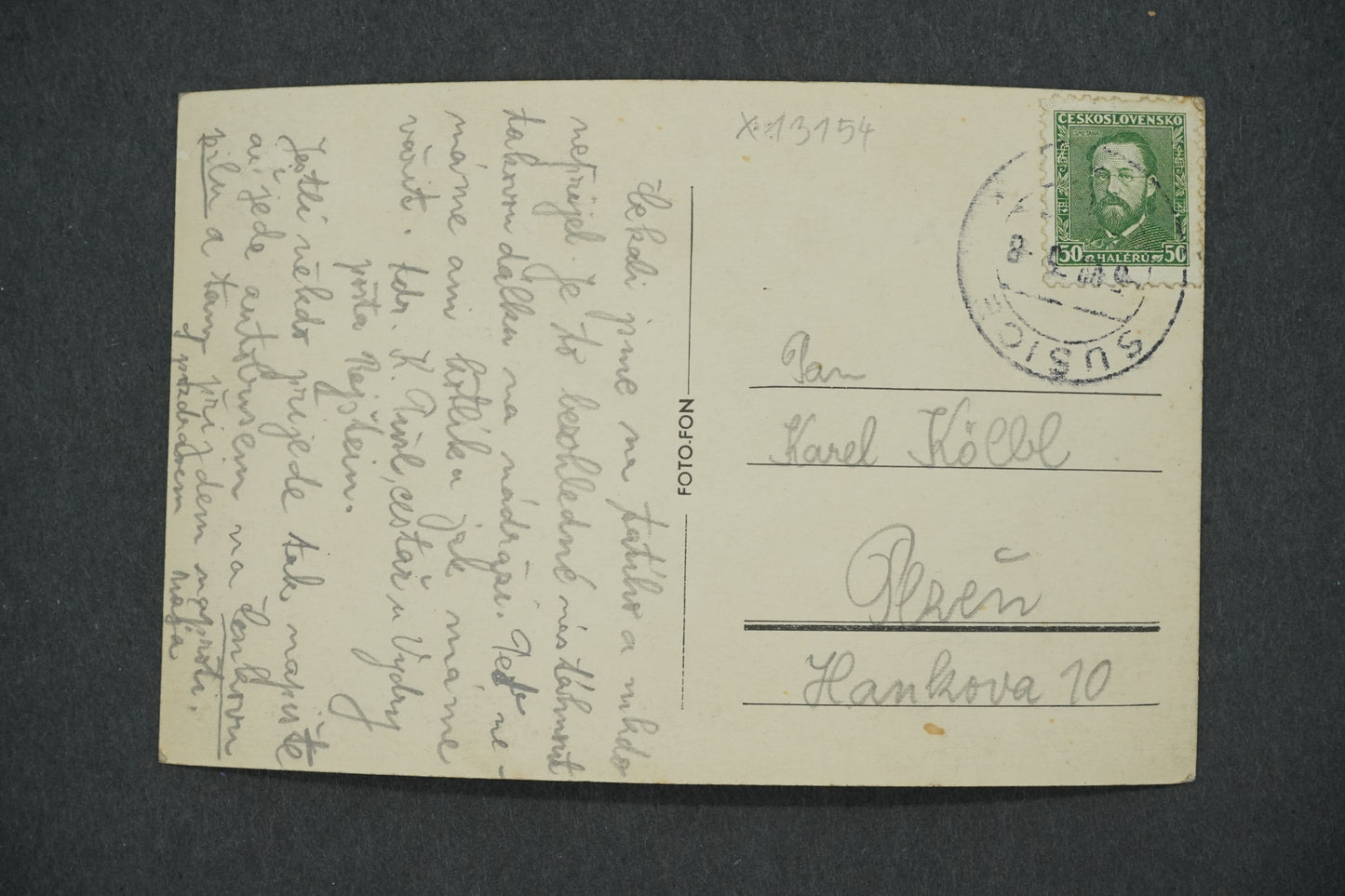 Postcard ŠUMAVA EVENING MOOD ON THE BLACK LAKE (x13154)