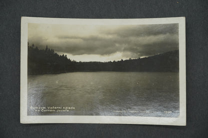 Postcard ŠUMAVA EVENING MOOD ON THE BLACK LAKE (x13154)