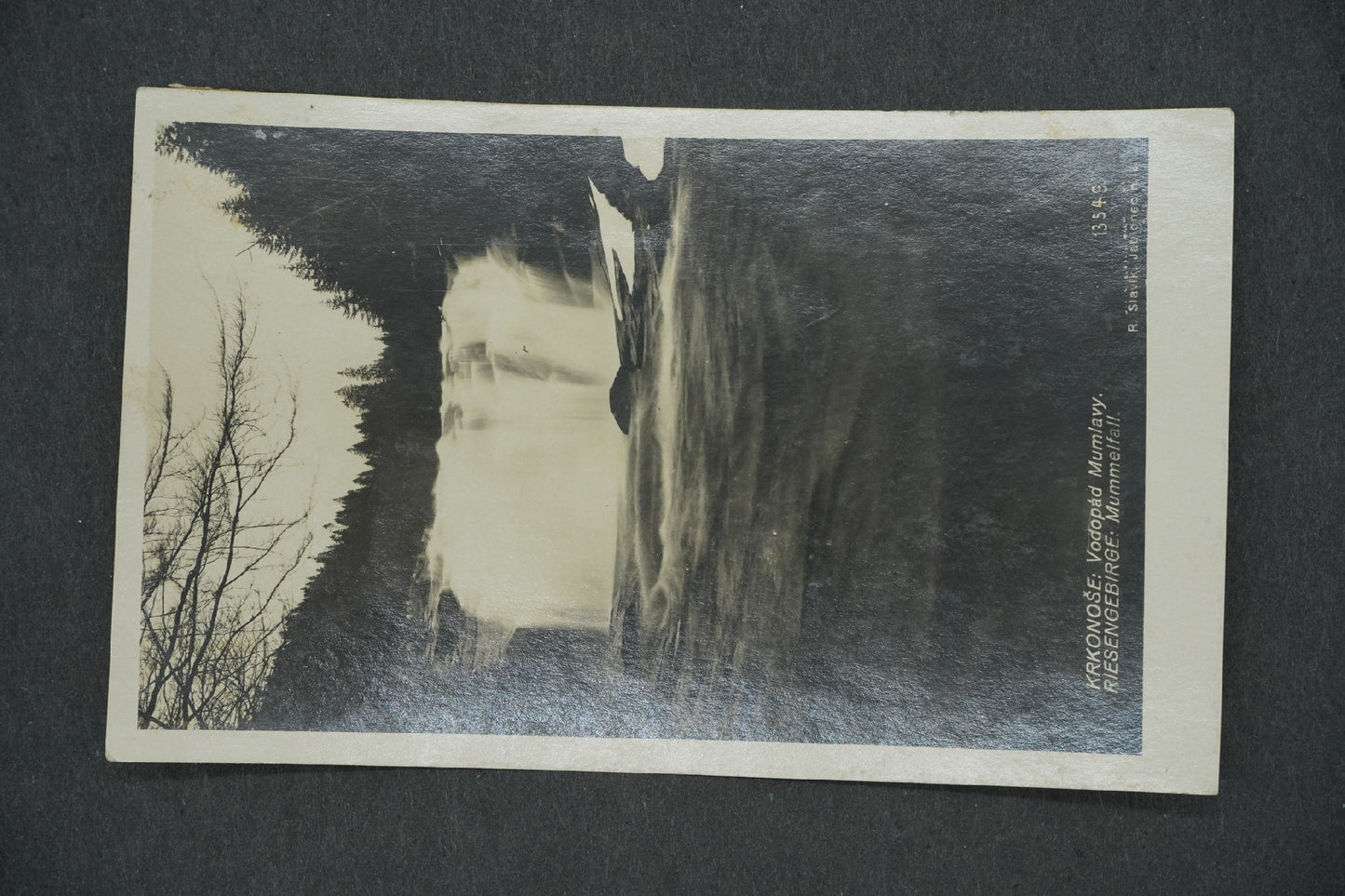 Pohlednice KRKONOŠE: VODOPÁD MUMLAVY (x13180)