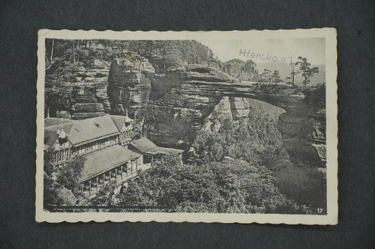 Postcard HŘENSKO NAD LABEM (x13213)