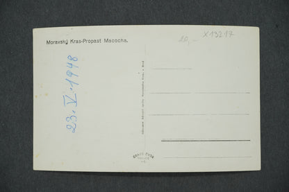 Postcard MORAVIAN KRAST - PROPASR MACOCHA (x13217)