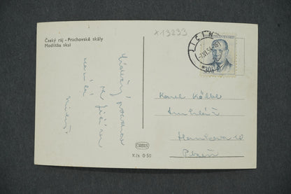 Pohlednice ČESKÝ RÁJ - PRACHOVSKÉ SKÁLY MODLITBA SKAL (x13233)