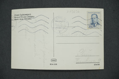 Pohlednice ČESKÉ ŠVÝCARSKO PARTIE Z DIVOKÉ SOUTĚSKY (x13236)