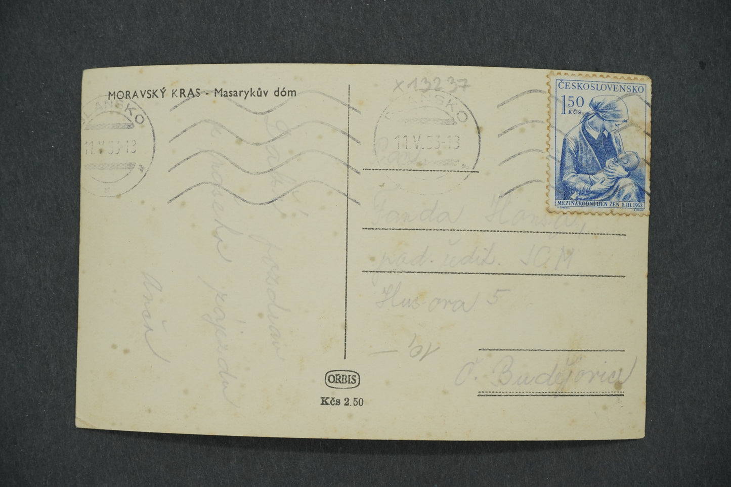 Pohlednice MORAVSKÝ KRAS - MASARYKŮV DÓM. (x13237)