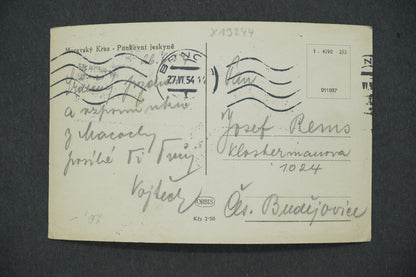 Postcard MORAVIAN KARST - PUNKEVNÍ CAVES (x13244)