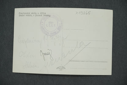 Pohlednice PRACHOVSKÉ SKÁLY U JIČÍNA SKALNÍ MĚSTO TROSKY (x13265)