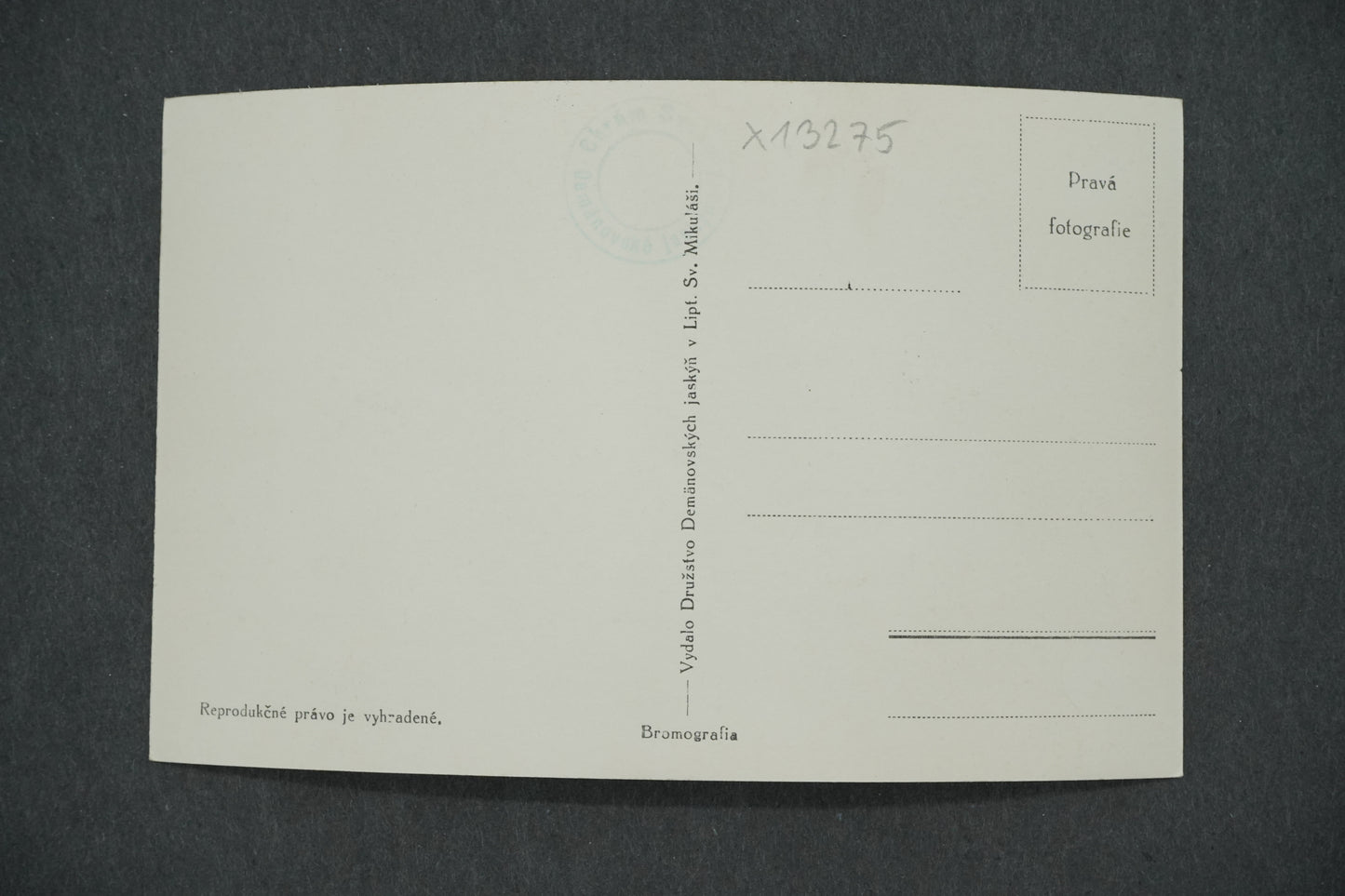 Pohlednice DEMANOVSKÉ JESKYNĚ KLENOTNICA (x13275)