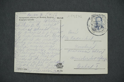 Pohlednice HARMANECKÉ JESKYNĚ PRI BANSKEJ BYSTRICI (x13276)