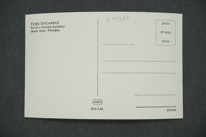 Postcard CZECH SWITZERLAND FROM WILD COMPETITIONS TRIPOD FORMATION (x13281)