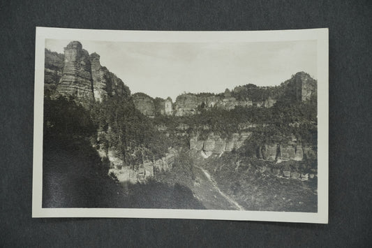 Postcard BOHEMIAN SWITZERLAND GABRIEL'S TRAIL (x13284)