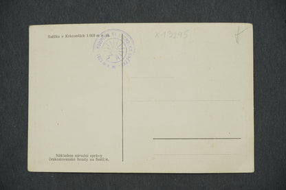 Postcard SNOW WHITE IN THE KRKONOSZIE 1063 MNM (x13295)