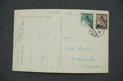 Pohlednice ÚDOLNÍ PŘEHRADA NA BYSTŘIČCE P. RŮŽĎKA (x13306)