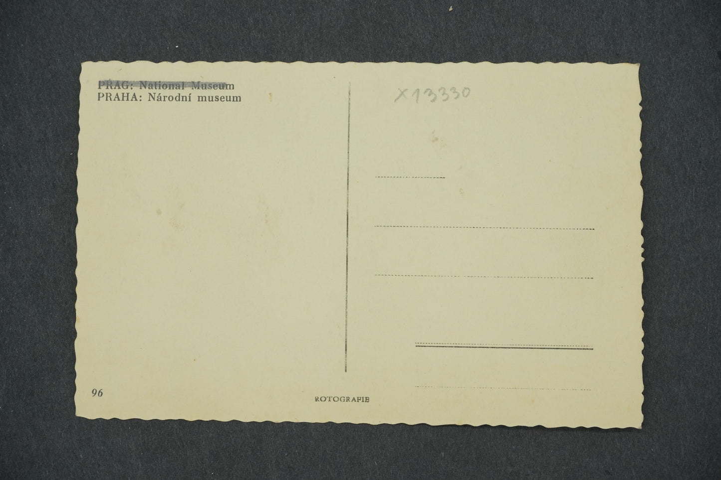 Pohlednice PRAHA NÁRODNÍ MUSEUM (x13330)