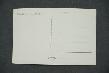 Postcard MORAVIAN KRAS - MASARYK'S HOUSE. (x13343)