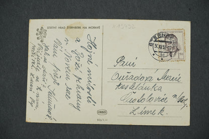 Pohlednice ŠTENBERK NA MORAVĚ (x13432)