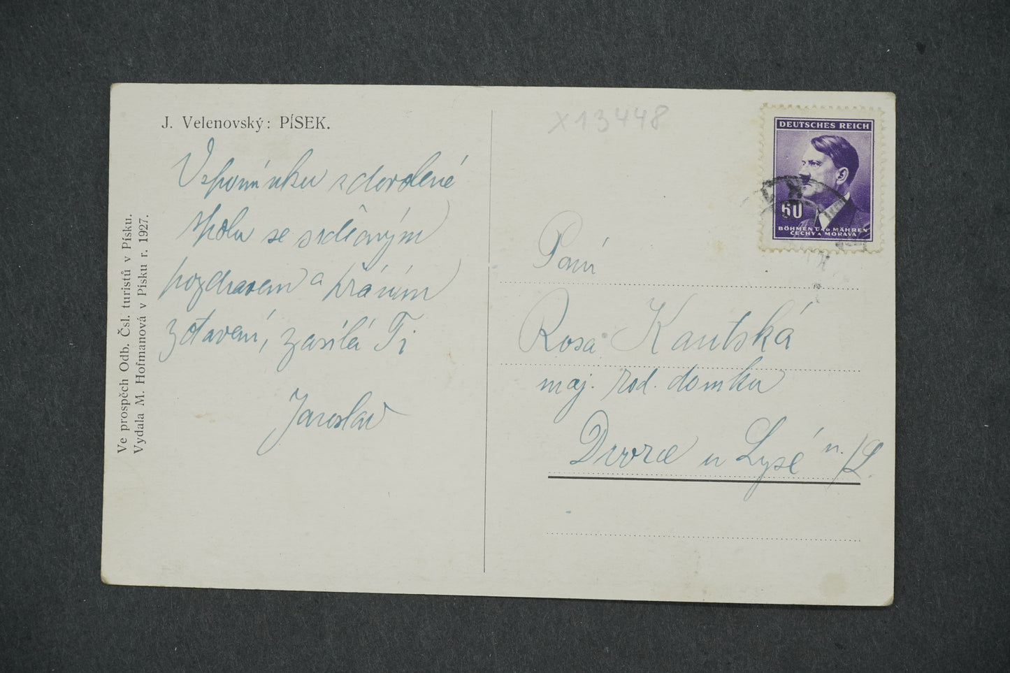 Pohlednice PÍSEK (x13448)