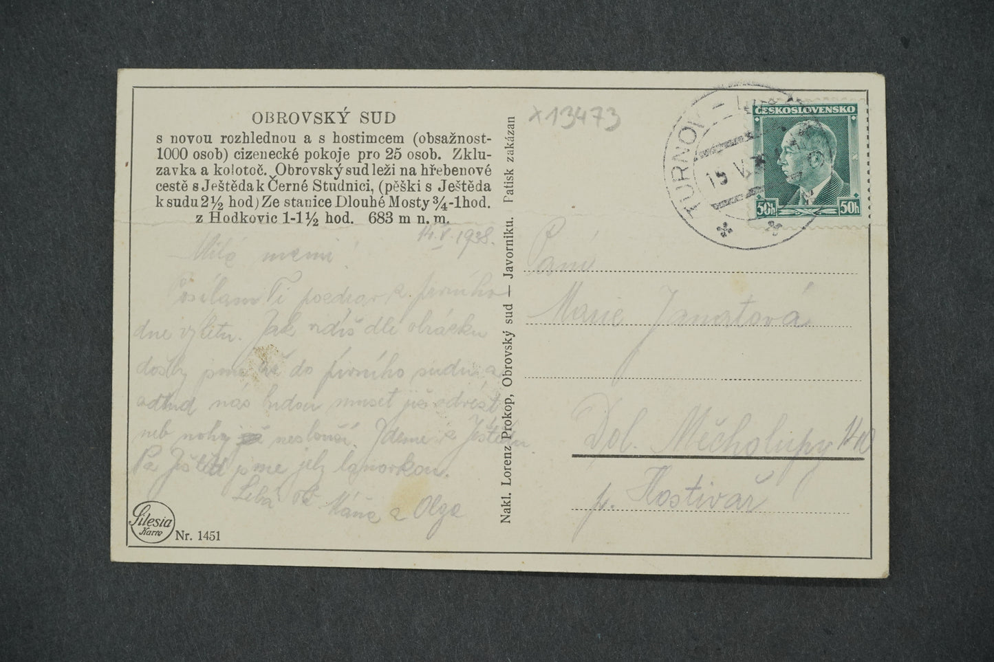 Pohlednice OBROVSKÝ SUD (x13473)