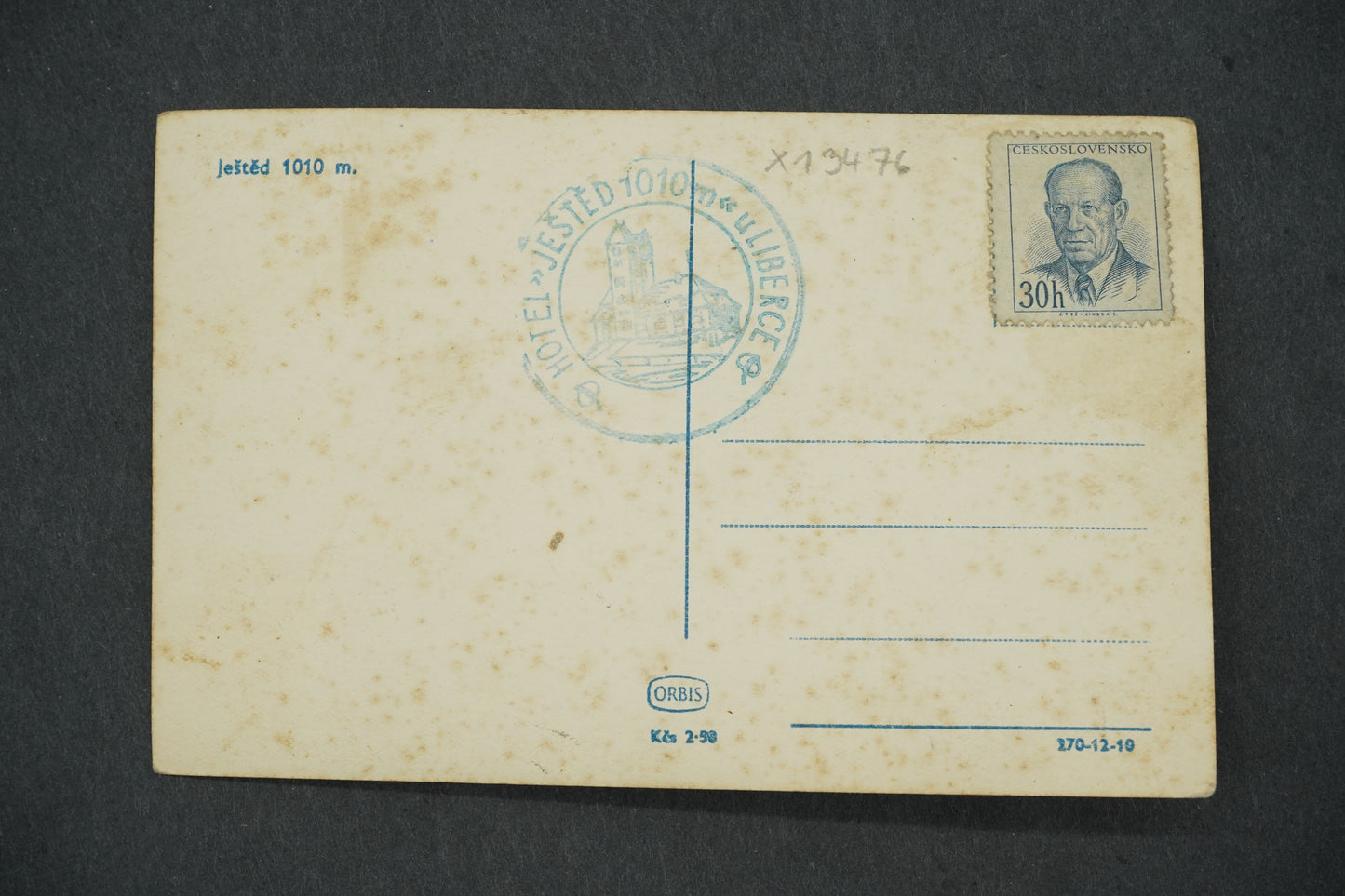 Pohlednice JEŠTĚD 1010 M (x13476)