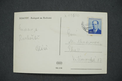 Postcard BESKYDY RADEGAST AT RADHOŠT (x13500)
