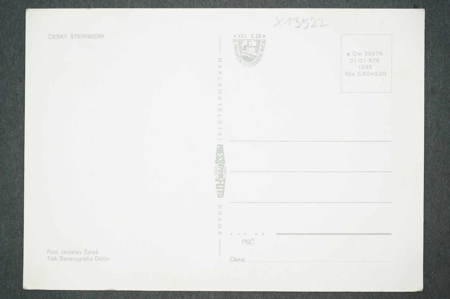 Pohlednice ČESKÝ ŠTENBERK (x13522)
