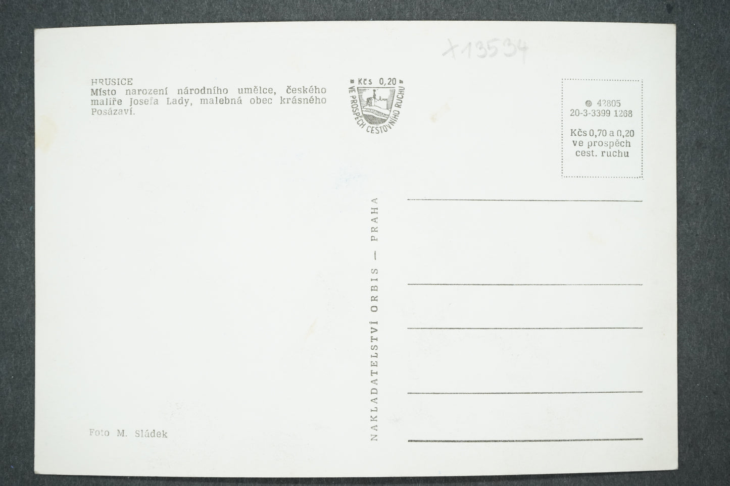 Pohlednice HRUSNICE (x13534)