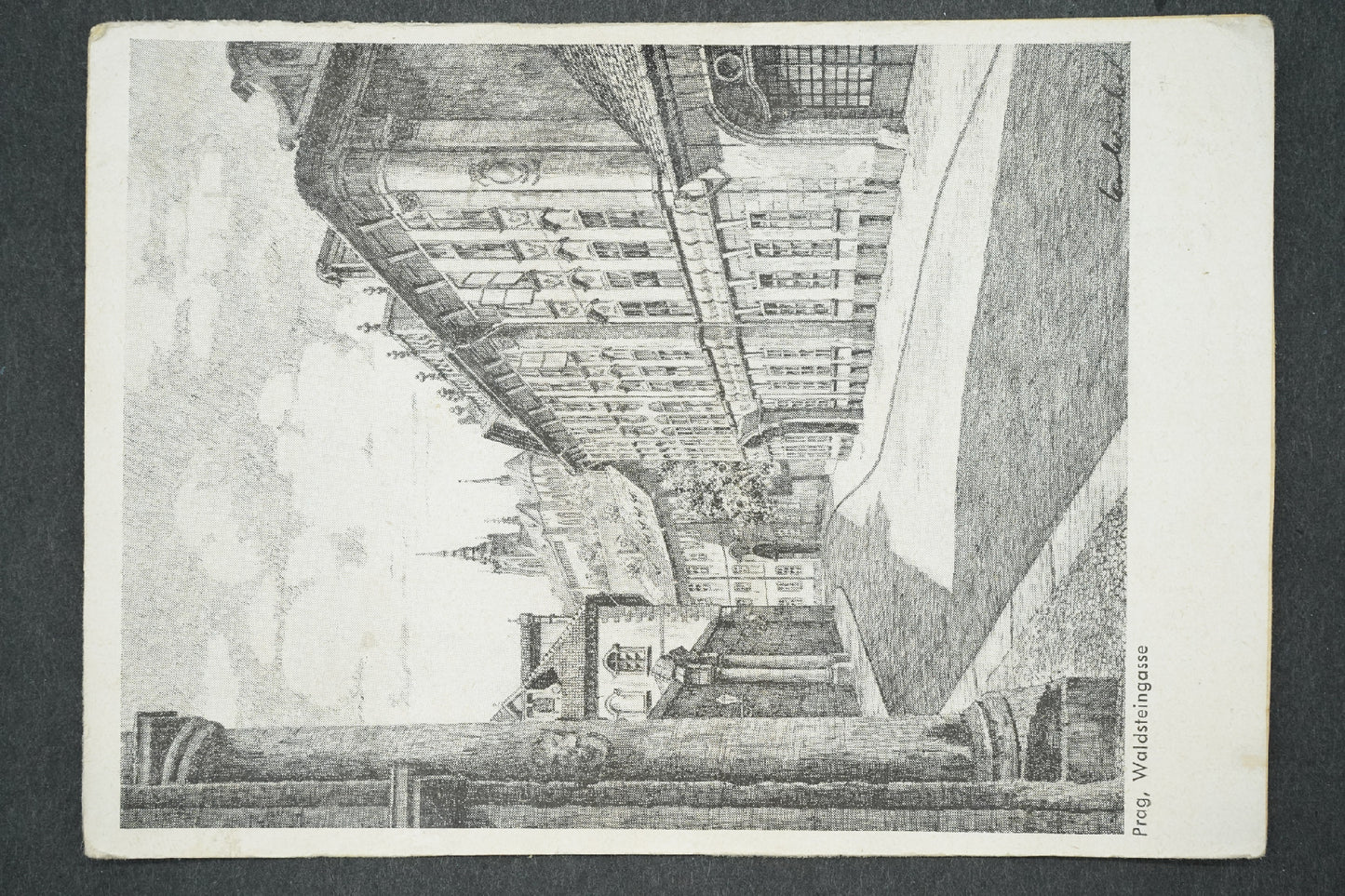 Postcard PRAGUE - WALDSTEINGASSE (x13554)
