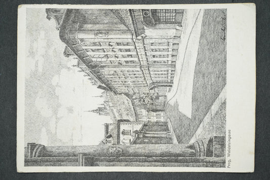 Postcard PRAGUE - WALDSTEINGASSE (x13554)