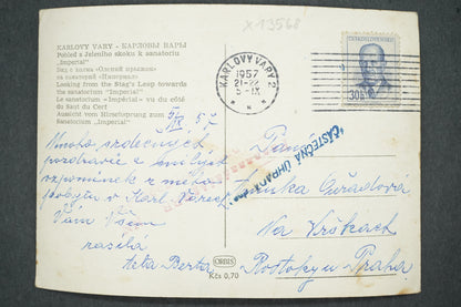 Postcard KARLOVY VARY (x13568)