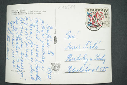 Pohlednice MORAVSKÝ KRAS (x13581)