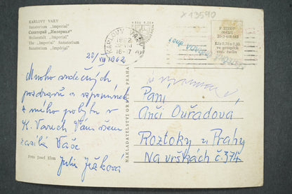 Pohlednice KARLOVY VARY SANATORIUM (x13590)