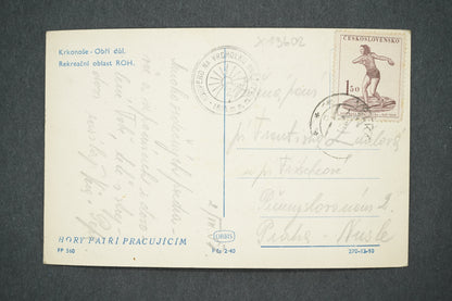 Postcard KRKONOSE - GIANT MINE (x13602)