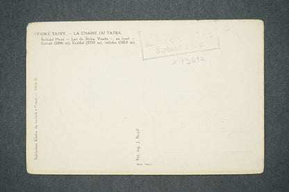 Postcard HIGH TATRAS (x13617)
