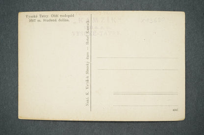 Postcard HIGH TATRAS (x13620)