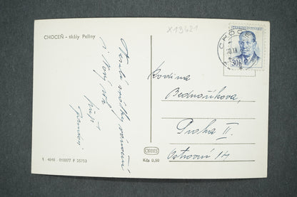 Pohlednice CHOCEŇ - SKÁLY PELINY (x13621)