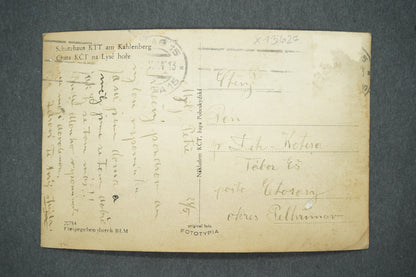 Pohlednice CHATA KČT NA LYSÉ HOŘE (x13626)