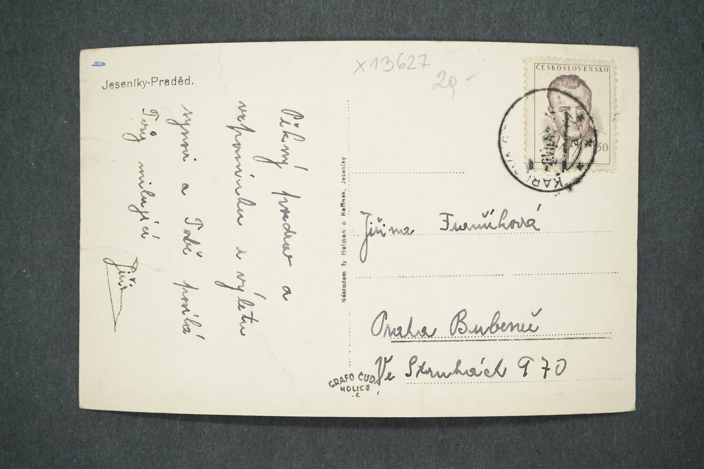 Pohlednice JESENÍKY PRADĚD (x13627)