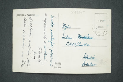 Pohlednice JESENICE U PODBOŘAN (x13628)