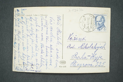 Pohlednice MĚLNÍK - SOUTOK VLTAVY A LABE (x13636)